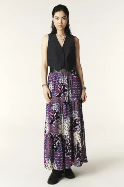 ba&sh Outlet^Dames rok paars
