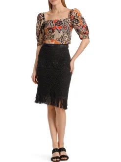 Marc Cain Outlet^Dames rok zwart