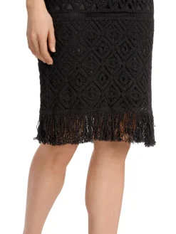 Marc Cain Outlet^Dames rok zwart