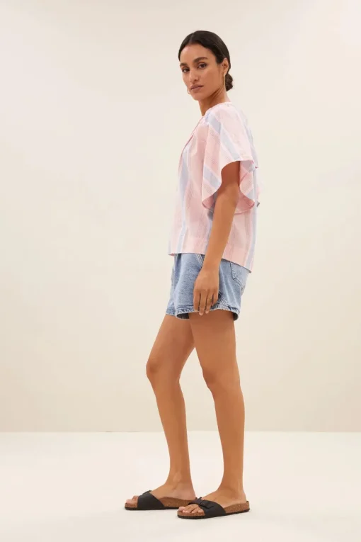 By Bar Jeans & Casuals|Broeken & Leggings^Dames short blauw