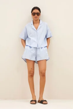 By Bar Jeans & Casuals|Broeken & Leggings^Dames short blauw