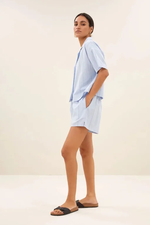 By Bar Jeans & Casuals|Broeken & Leggings^Dames short blauw