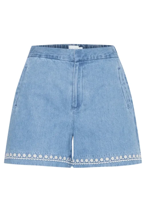 Atelier Reve Broeken & Leggings^Dames short blauw