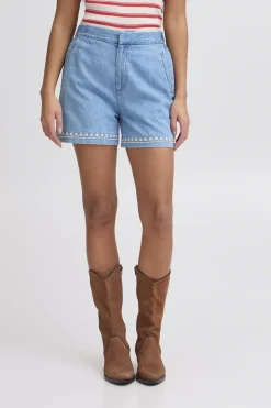 Atelier Reve Broeken & Leggings^Dames short blauw
