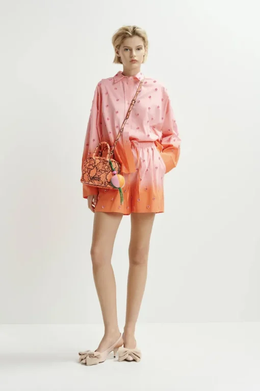 Essentiel Antwerp Designer|Broeken & Leggings^Dames short oranje