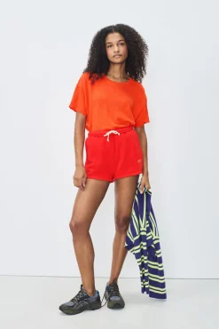 American Vintage Jeans & Casuals|Broeken & Leggings^Dames short rood