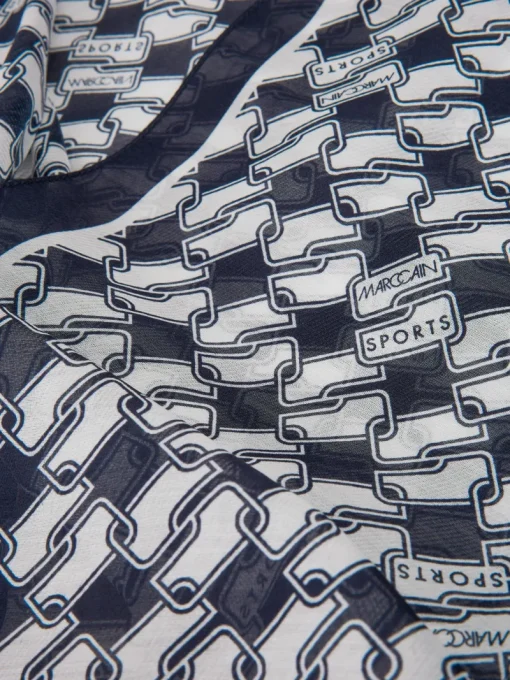 Marc Cain Modern Classics|Sjaals^Dames sjaal blauw