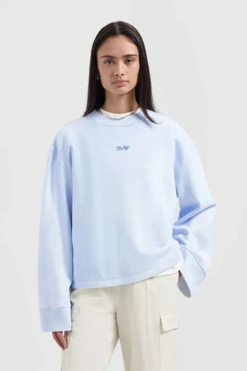 Olaf Hussein Jeans & Casuals|Truien & Vesten^Dames sweater blauw