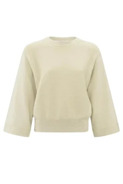 Yaya Jeans & Casuals|Truien & Vesten^Dames sweater bruin