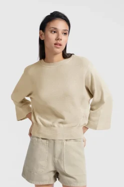 Yaya Jeans & Casuals|Truien & Vesten^Dames sweater bruin