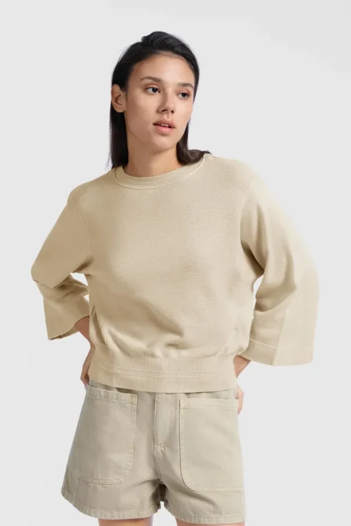Yaya Jeans & Casuals|Truien & Vesten^Dames sweater bruin