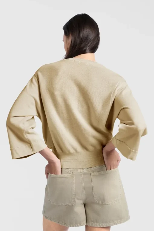 Yaya Jeans & Casuals|Truien & Vesten^Dames sweater bruin