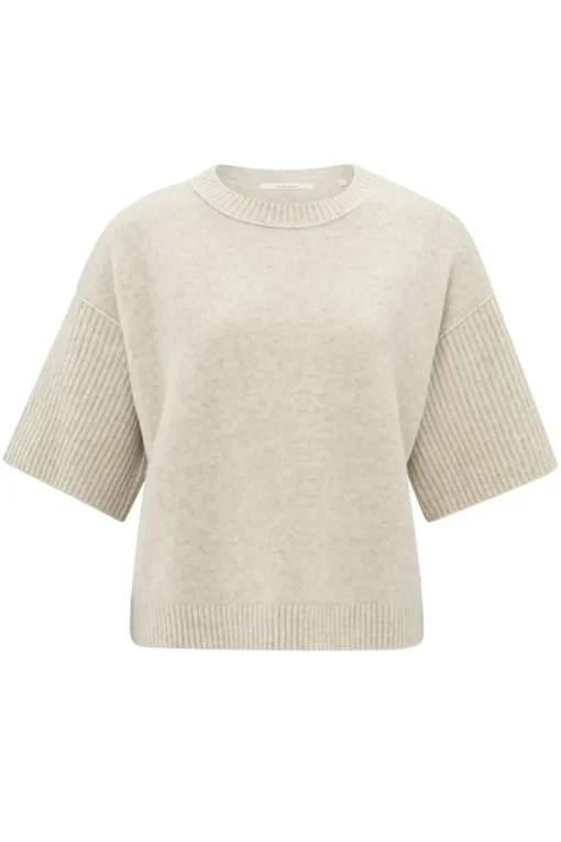 Yaya Jeans & Casuals|Truien & Vesten^Dames sweater bruin