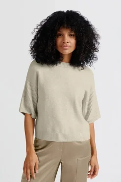 Yaya Jeans & Casuals|Truien & Vesten^Dames sweater bruin