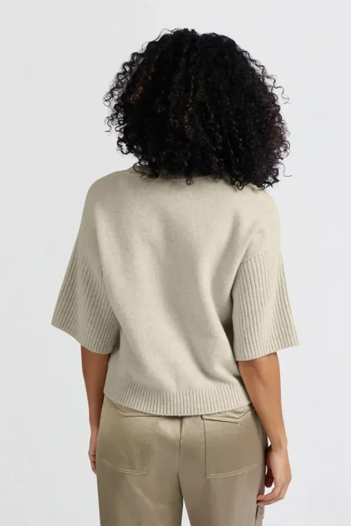 Yaya Jeans & Casuals|Truien & Vesten^Dames sweater bruin