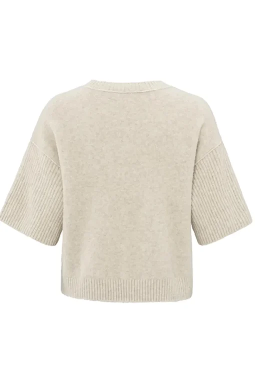 Yaya Jeans & Casuals|Truien & Vesten^Dames sweater bruin