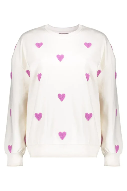 Geisha Jeans & Casuals^Dames sweater ecru