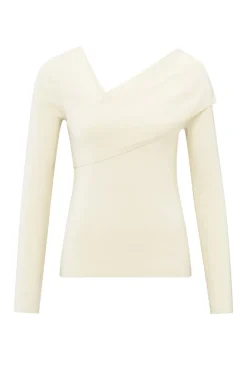 Yaya Jeans & Casuals|Truien & Vesten^Dames sweater ecru