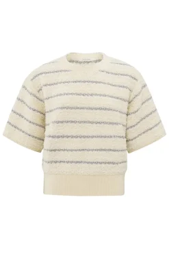 Yaya Jeans & Casuals|Truien & Vesten^Dames sweater ecru