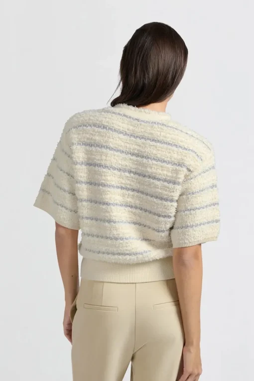 Yaya Jeans & Casuals|Truien & Vesten^Dames sweater ecru