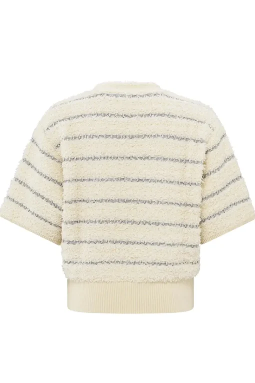 Yaya Jeans & Casuals|Truien & Vesten^Dames sweater ecru