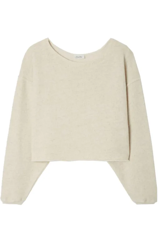 American Vintage Jeans & Casuals|Truien & Vesten^Dames sweater ecru