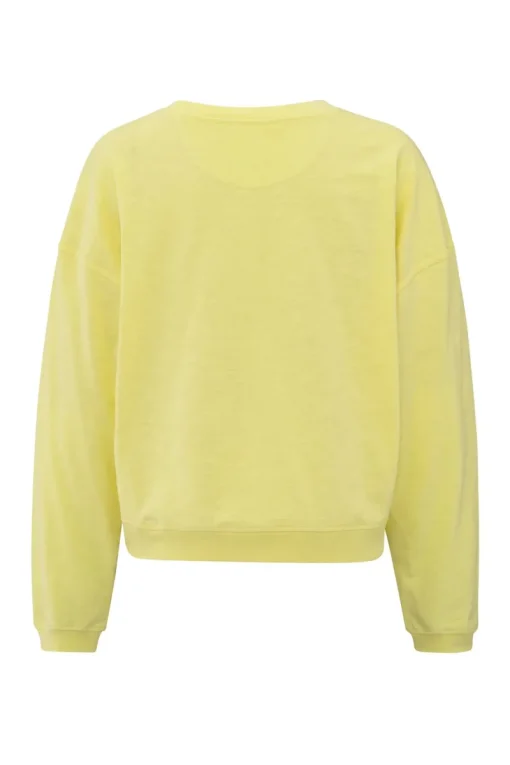 Yaya Jeans & Casuals|Truien & Vesten^Dames sweater geel