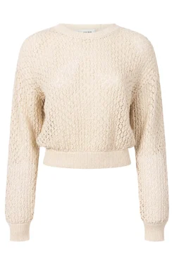 Aaiko Jeans & Casuals|Truien & Vesten^Dames sweater grijs