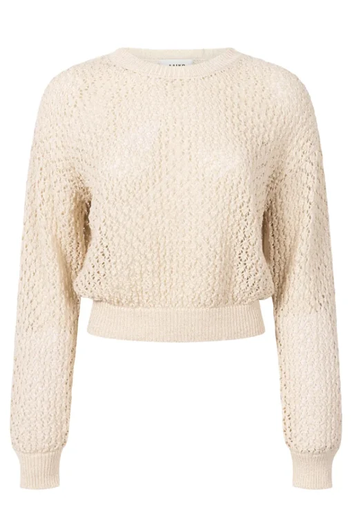 Aaiko Jeans & Casuals|Truien & Vesten^Dames sweater grijs