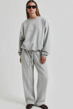 Second Female Jeans & Casuals|Truien & Vesten^Dames sweater grijs