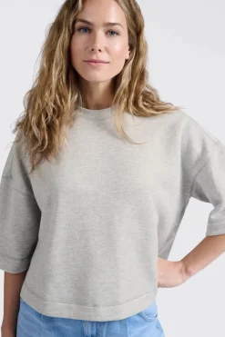 Yaya Jeans & Casuals|Truien & Vesten^Dames sweater grijs