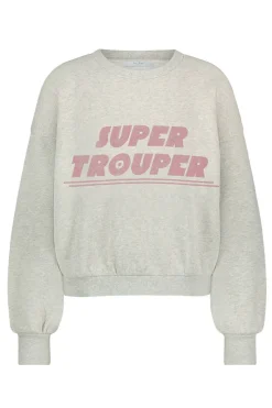 By Bar Jeans & Casuals|Truien & Vesten^Dames sweater grijs