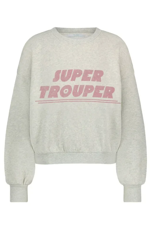 By Bar Jeans & Casuals|Truien & Vesten^Dames sweater grijs
