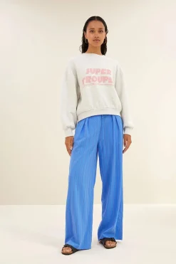 By Bar Jeans & Casuals|Truien & Vesten^Dames sweater grijs