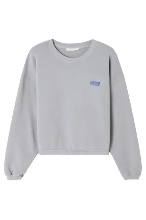 American Vintage Jeans & Casuals|Truien & Vesten^Dames sweater grijs