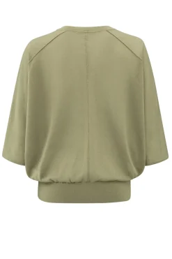 Yaya Jeans & Casuals|Truien & Vesten^Dames sweater groen