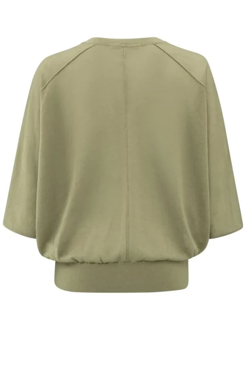Yaya Jeans & Casuals|Truien & Vesten^Dames sweater groen