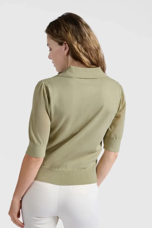 Yaya Jeans & Casuals|Truien & Vesten^Dames sweater groen