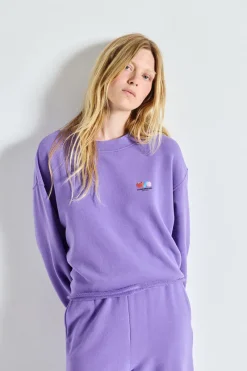 American Vintage Jeans & Casuals|Truien & Vesten^Dames sweater paars