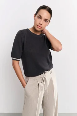Yaya Jeans & Casuals|Truien & Vesten^Dames sweater paars