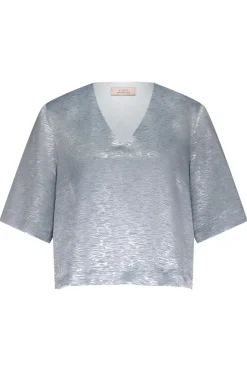 Studio Anneloes Jeans & Casuals|Tops & T-shirts^Dames top blauw
