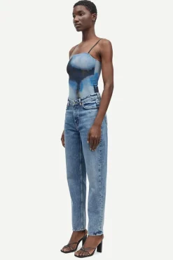 Samsøe Samsøe Jeans & Casuals|Tops & T-shirts^Dames top blauw