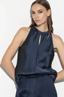 Luisa Cerano Outlet^Dames top blauw