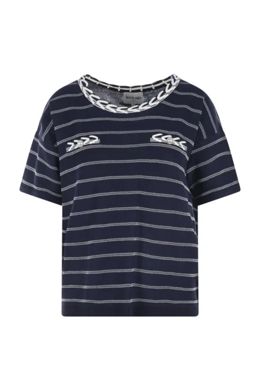Leo & Ugo Outlet^Dames top blauw