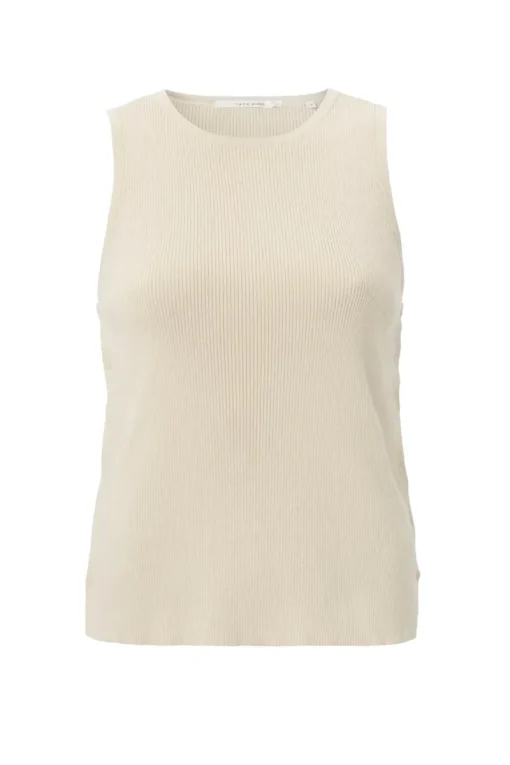 Yaya Jeans & Casuals|Tops & T-shirts^Dames top bruin