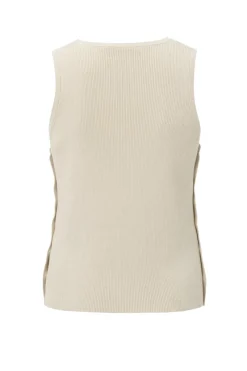 Yaya Jeans & Casuals|Tops & T-shirts^Dames top bruin