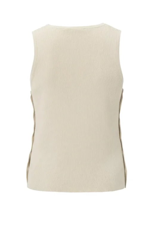 Yaya Jeans & Casuals|Tops & T-shirts^Dames top bruin