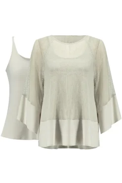 Joseph Ribkoff Festive|Tops & T-shirts^Dames top bruin
