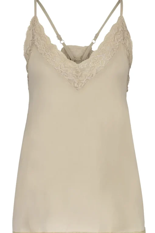 Ibana Designer|Tops & T-shirts^Dames top bruin