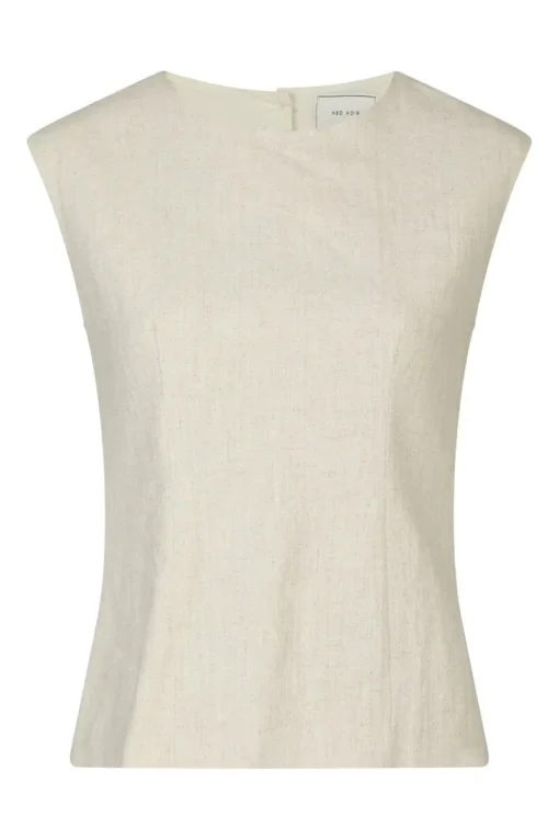 Neo Noir Jeans & Casuals|Tops & T-shirts^Dames top ecru